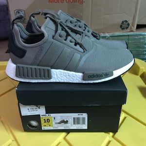 Adidas NMD R1 size 10 cargo green